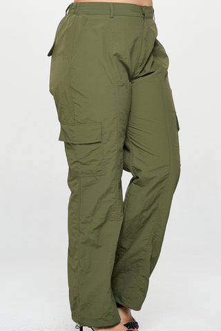 ITP5632-PLUS | Pants | Junior Plus Drawstring Cuff Cargo Pants